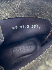 Nisolo Olive Suede Boots Size 9