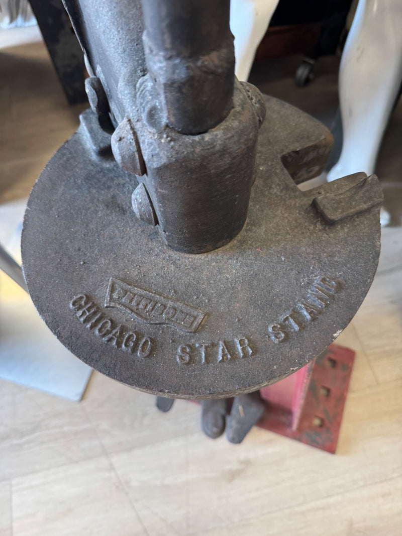 Railroad Stand with 2 Tracks Sign