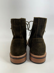 Nisolo Olive Suede Boots Size 9