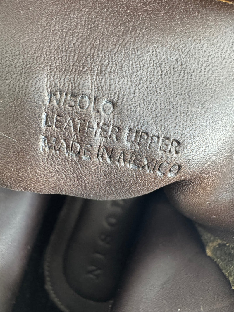 Nisolo Olive Suede Boots Size 9