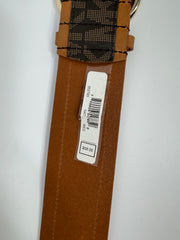 Michael Kors Monogram Leather Belt