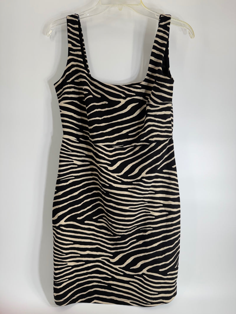 H&M Zebra Print Dress Size M