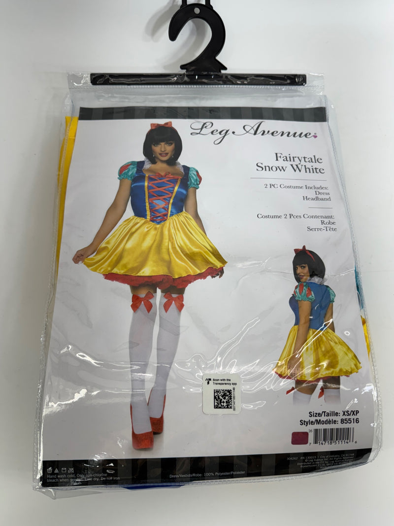 Leg Avenue Snow White Costume Size XS