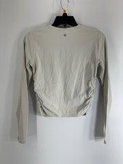 Lululemon White Ruched Athletic Top