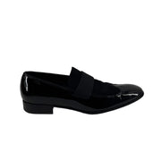 Salvatore Ferragamo Mens Patent Leather Dress Shoes - Black Size 10