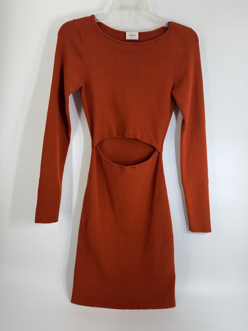 Wilfred Free Rust Knit Dress Size M