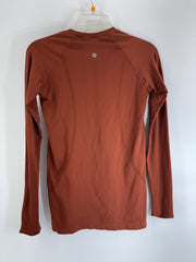 Lululemon Rust Athletic Long Sleeve