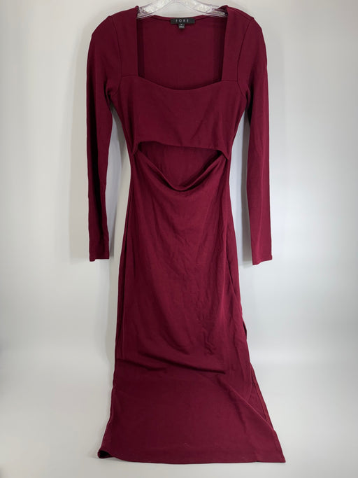 FORE Maroon Maxi Dress Size M