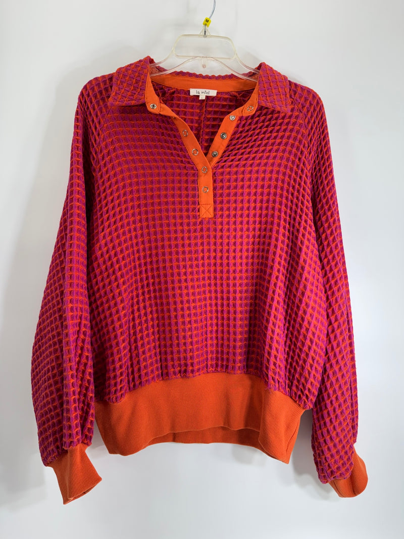 la miel Multicolor Pullover Size M