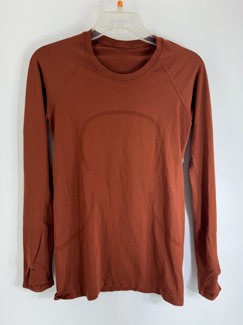 Lululemon Rust Athletic Long Sleeve