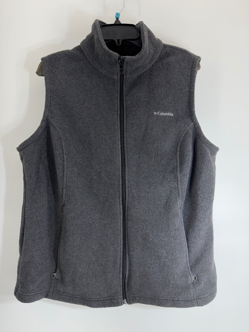 Columbia Gray Fleece Vest