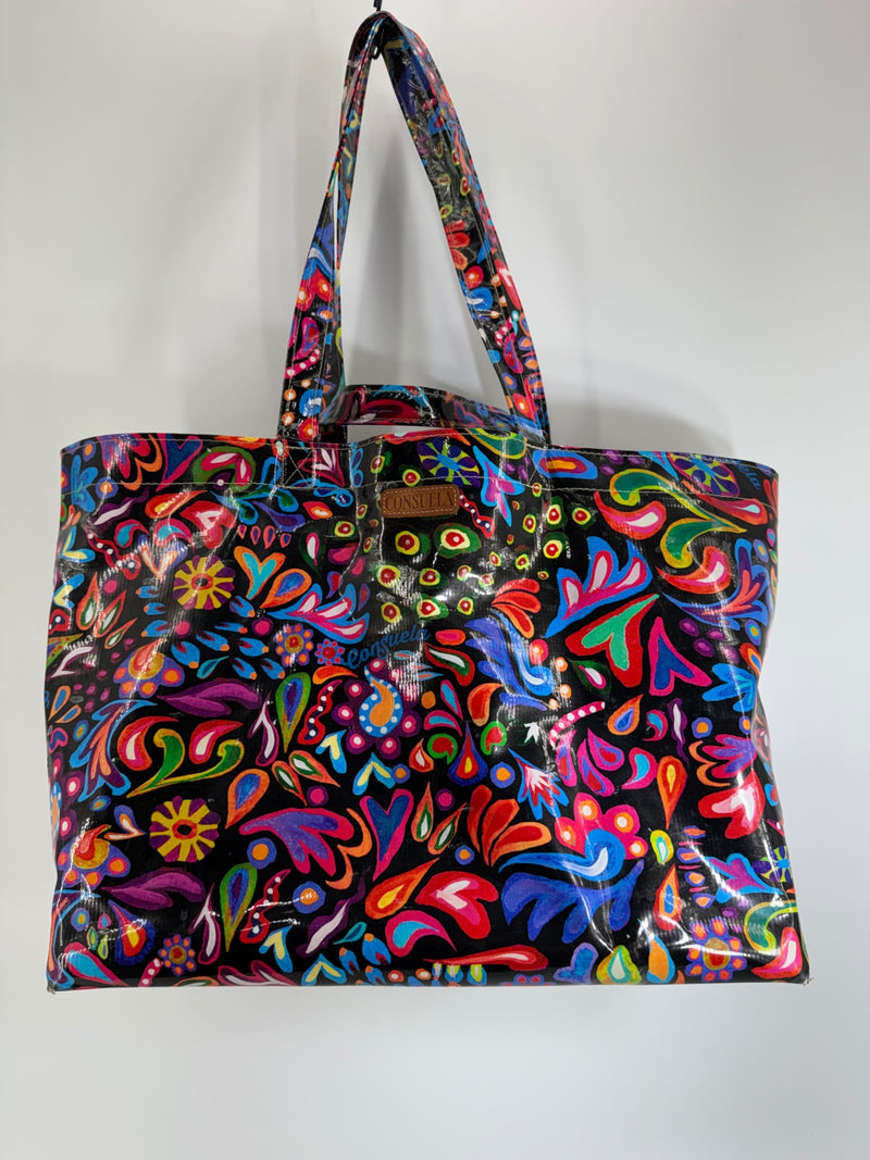 Consuela Large Multicolor Tote Bag