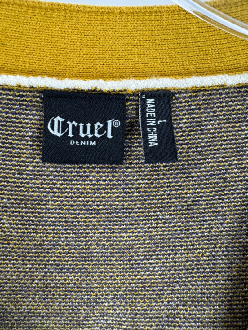 Cruel Denim Western Cowboy Cardigan Size Lg