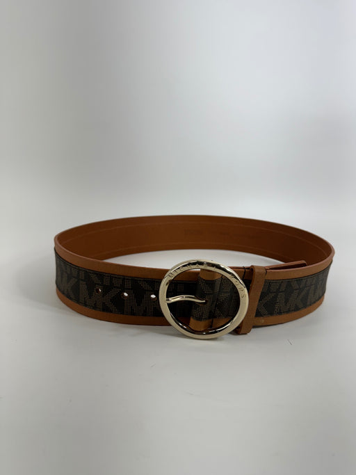 Michael Kors Monogram Leather Belt