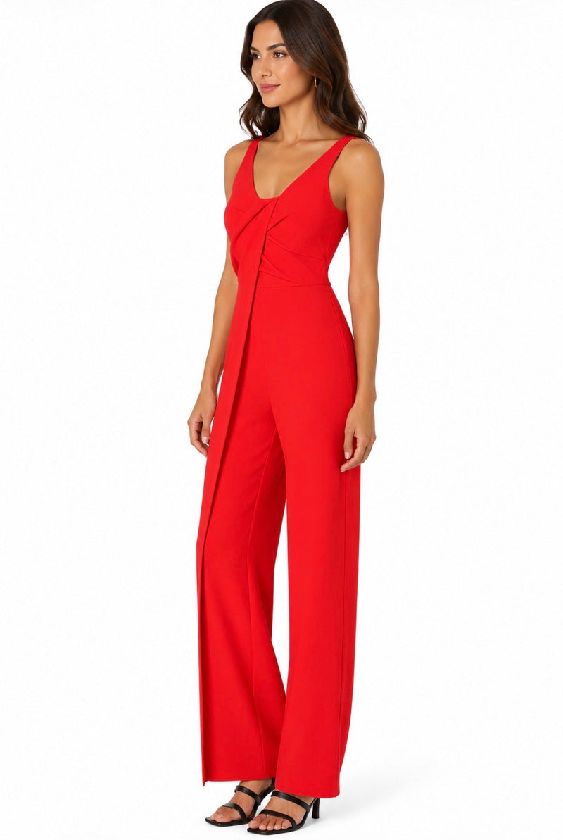 Trina Turk Hedy Jumpsuit Red Size 4 NWT