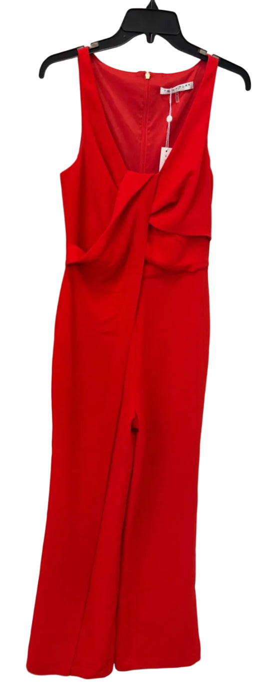 Trina Turk Hedy Jumpsuit Red Size 4 NWT