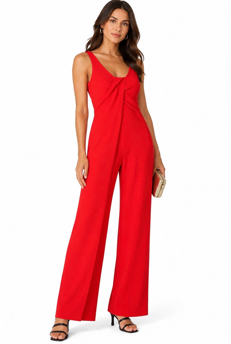 Trina Turk Hedy Jumpsuit Red Size 4 NWT