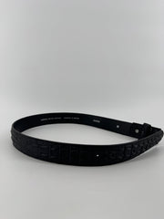 Unbranded Black Bovine Leather Belt Size 32
