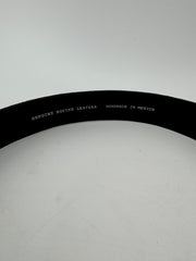 Unbranded Black Bovine Leather Belt Size 32