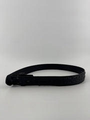 Unbranded Black Bovine Leather Belt Size 32