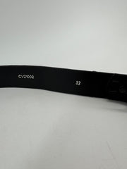Unbranded Black Bovine Leather Belt Size 32