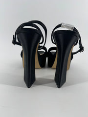 Jewel Badgley Mischka Black Platform Heels Size 9.5