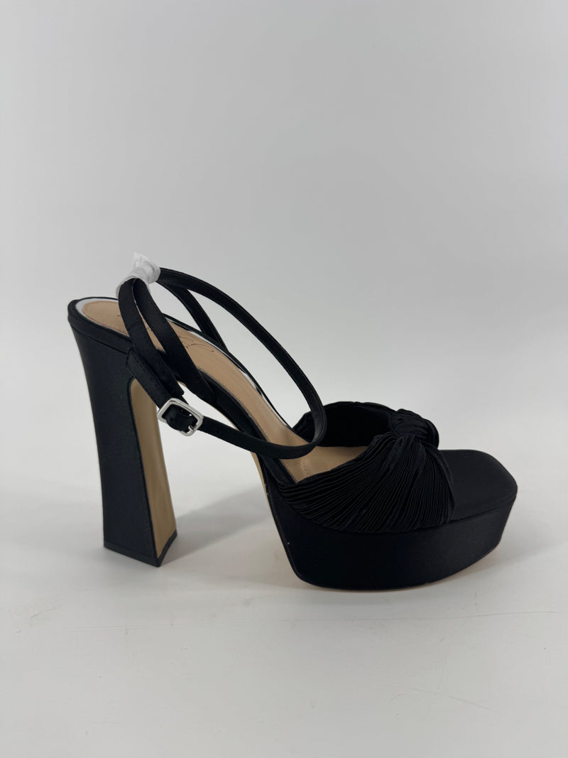 Jewel Badgley Mischka Black Platform Heels Size 9.5