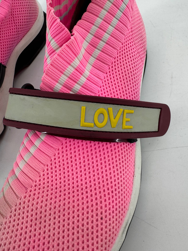 Fendi Rockoko Fendi Love Knit Sneakers Size 36