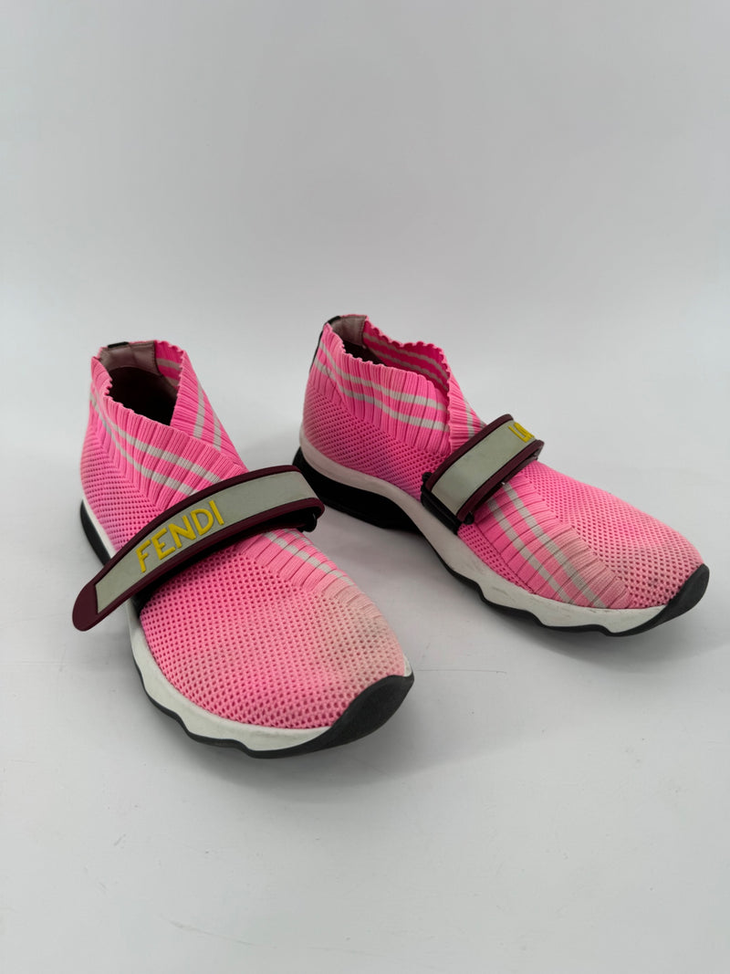 Fendi Rockoko Fendi Love Knit Sneakers Size 36
