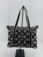 Coach Poppy Signature Glam Tote with Wristlet