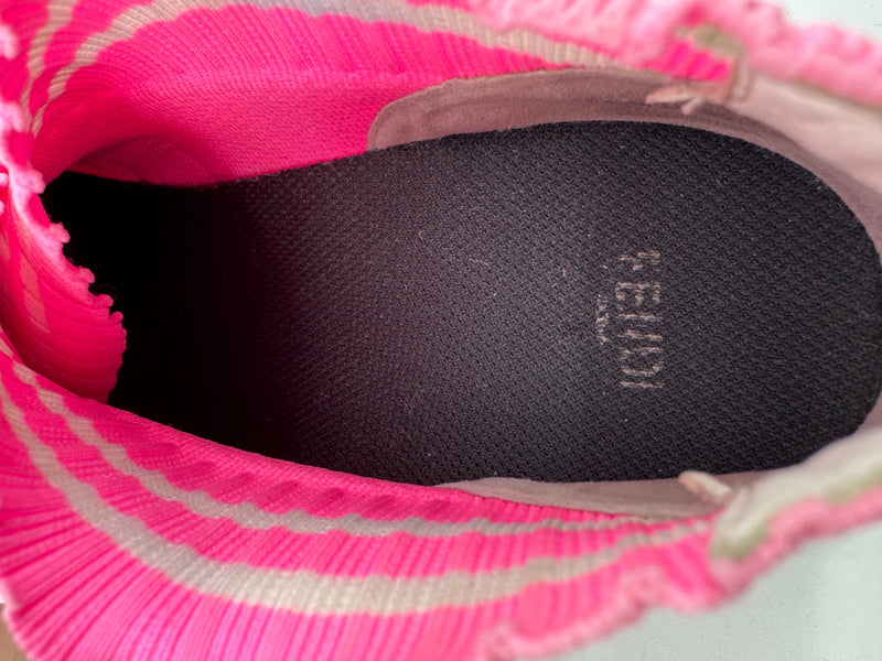Fendi Rockoko Fendi Love Knit Sneakers Size 36
