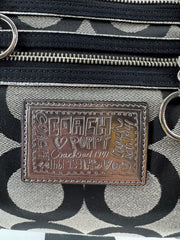 Coach Poppy Signature Glam Tote with Wristlet