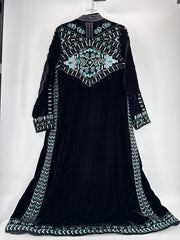 Crazy Train "The Strait" Velvet Embroidered/Sequin Duster Size Medium 