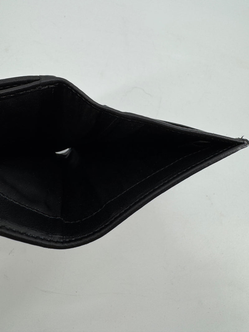 Coach Black/Gray Monogram Wallet