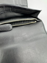 Coach Black/Gray Monogram Wallet