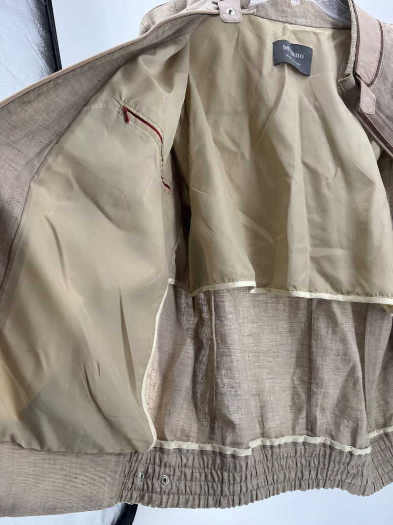 Milano Torras Linen Jacket Size LG