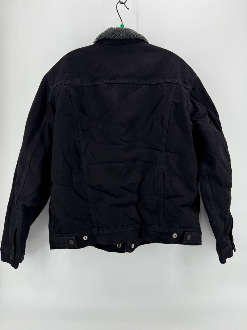 Levi’s Black Sherpa Jacket Size LG