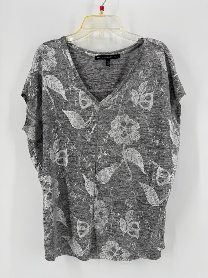 White House Black Market Floral Top Size XS