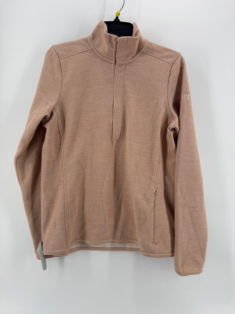 Under Armour Pink 3/4 Pullover Size M
