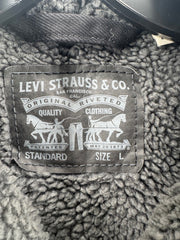 Levi’s Black Sherpa Jacket Size LG