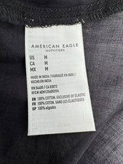American Eagle Outfitters Black Eyelet Dress Size M