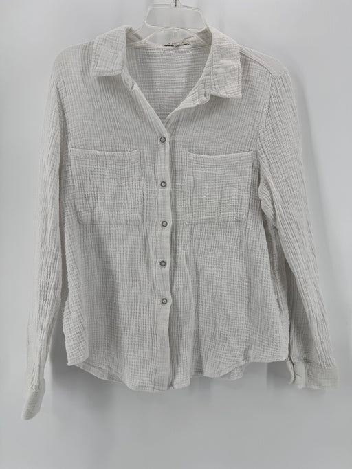 Z Supply White Button Up Size M