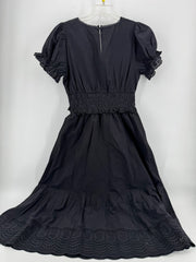 American Eagle Outfitters Black Eyelet Dress Size M