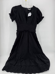 American Eagle Outfitters Black Eyelet Dress Size M