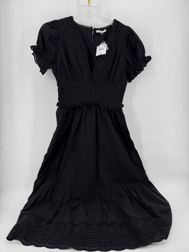 American Eagle Outfitters Black Eyelet Dress Size M