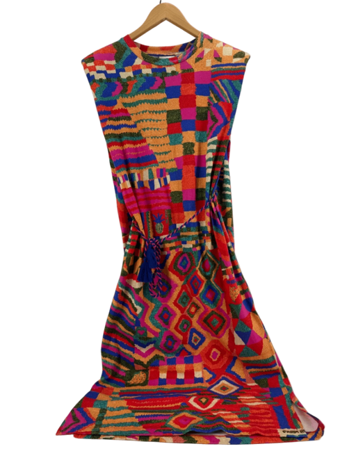 Farm Rio Multicolor Sleeveless Dress Size Small