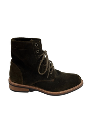 Nisolo Olive Suede Boots Size 9