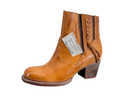 BEDSTU Celestine Pecan Rustic Boot 6.5
