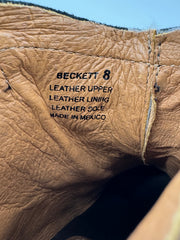 Freebird Dark Brown Beckett Boots Size 8