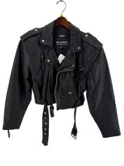 Vintage Wilsons Leather Motorcycle Jacket Size Medium